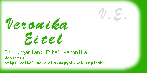 veronika eitel business card